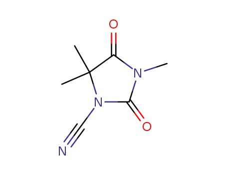 3,5,5-Trimethyl-2,4-dioxo-imidazolidine-1-carbonitrile