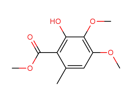 2-hydroxy-3,4-dimethoxy-6-methyl-benzoic acid methyl ester