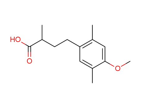 4-(2,5-dimethyl-4-methoxy-1-phenylyl)-2-methylbutanoic acid