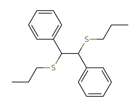 Benzene, 1,1'-[1,2-bis(propylthio)-1,2-ethanediyl]bis-