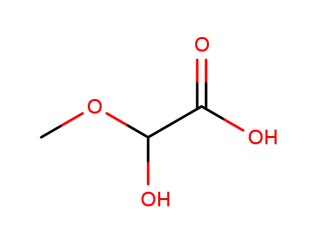 Molecular Structure of 39140-61-9 (2-hydroxy-2-methoxyacetic acid)