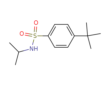 Molecular Structure of 5636-16-8 (4-tert-Butyl-N-isopropyl-benzenesulfonamide)