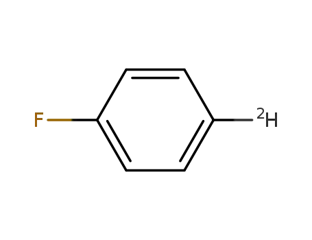 Molecular Structure of 589-94-6 (p-deuteriofluorobenzene)