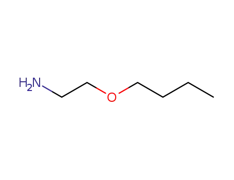 Molecular Structure of 6338-52-9 (2-butoxyethylamine)