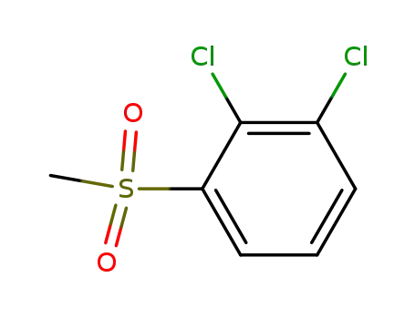 Molecular Structure of 106418-92-2 (2,3-DICHLOROPHENYLMETHYLSULFONE)