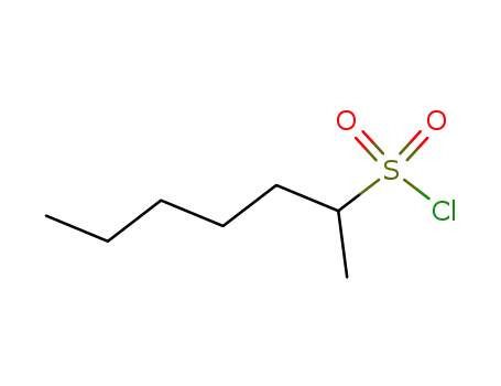 Molecular Structure of 922-76-9 (2-chlorosulfonyl heptane)