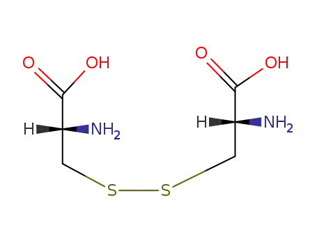 Molecular Structure of 923-32-0 (DL-Cystine)
