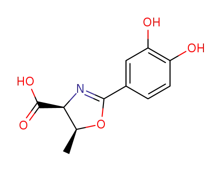 (4S,5S)-2-(3,4-Dihydroxybenzoyl)-5-methyl-2-oxazoline-4-carboxylic acid