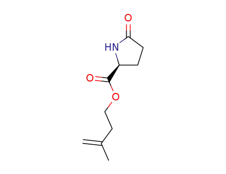 Molecular Structure of 865183-91-1 ((5S)-2-pyrrolidone-5-carboxylic acid 3-methyl-3-butenyl ester)