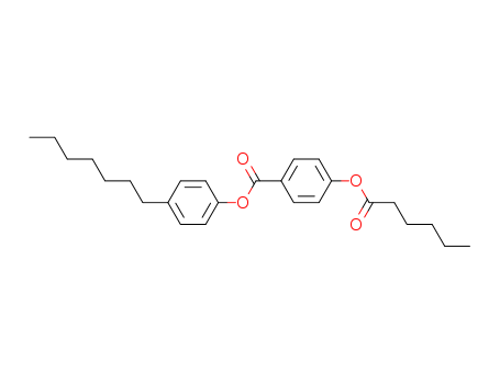 Benzoic acid,4-[(1-oxohexyl)oxy]-, 4-heptylphenyl ester