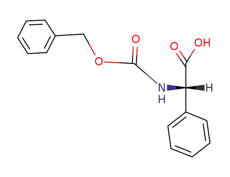 Molecular Structure of 60584-76-1 ([[(phenylmethoxy)carbonyl]amino]phenylacetic acid)