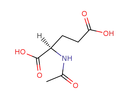 Molecular Structure of 19146-55-5 (N-Acetyl-D-glutamic acid)