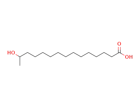 Pentadecanoic acid, 14-hydroxy-