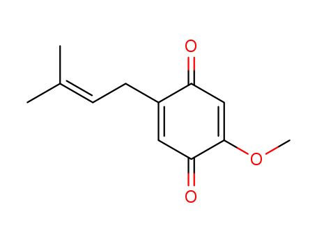 2,5-Cyclohexadiene-1,4-dione,2-methoxy-5-(3-methyl-2-buten-1-yl)- cas  80464-91-1