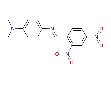 Molecular Structure of 57862-46-1 (4-[(2,4-dinitrophenyl)methylideneamino]-N,N-dimethyl-aniline)