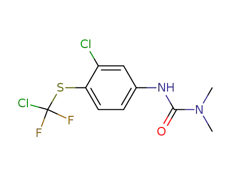Molecular Structure of 33439-45-1 (3-(3-chloro-4-(chlorodifluoromethyl)thiophenyl)-1,1-dimethylurea)
