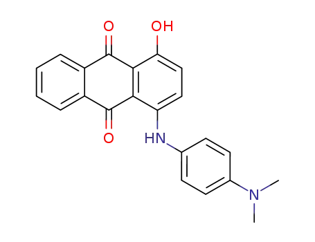 Molecular Structure of 52869-31-5 (1-[[4-(dimethylamino)phenyl]amino]-4-hydroxyanthraquinone)