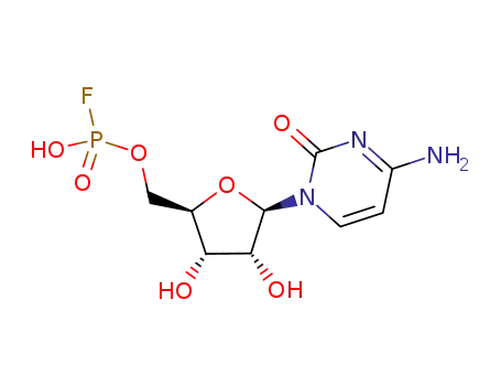 Molecular Structure of 68521-86-8 (cytidine 5'-fluorophosphate)
