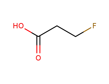 Molecular Structure of 461-56-3 (3-FLUOROPROPANOIC ACID)