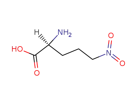 Molecular Structure of 21753-92-4 (5-nitronorvaline)