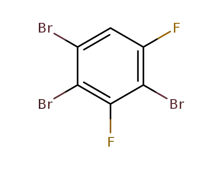 Molecular Structure of 128259-72-3 (2,4,5-Tribromo-1,3-difluorobenzene)