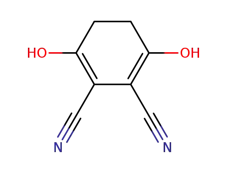 Molecular Structure of 83575-18-2 (2,3-dicyanocyclohexa-1,3-diene-1,4-diol)
