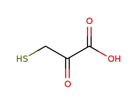 Molecular Structure of 2464-23-5 (Propanoic acid, 3-mercapto-2-oxo-)