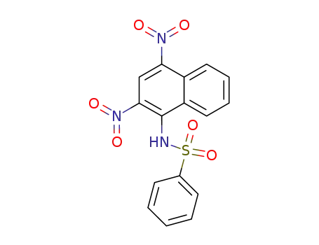 1-benzenesulfonamido-2,4-dinitronaphthalene