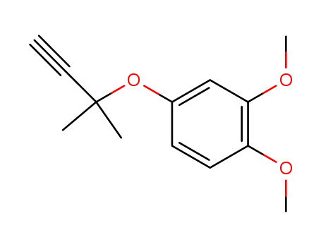 1,2-dimethoxy-4-(2-methylbut-3-yn-2-yloxy)benzene