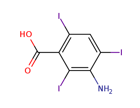 3-Amino-2,4,6-triiodobenzoic acid(3119-15-1)