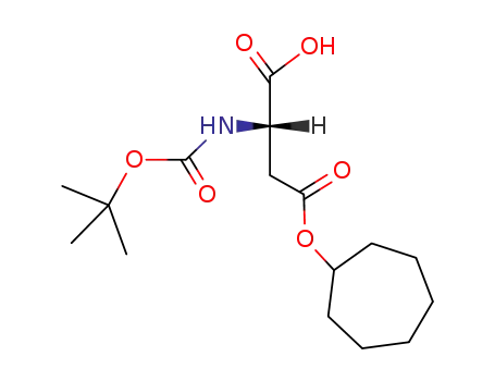 Molecular Structure of 98477-96-4 (Boc-Asp(OChp)-OH)