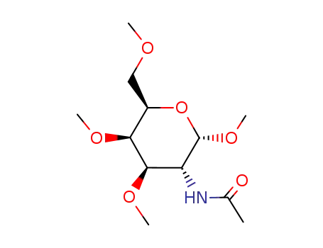 メチル2-(アセチルアミノ)-3-O,4-O,6-O-トリメチル-2-デオキシ-α-D-ガラクトピラノシド