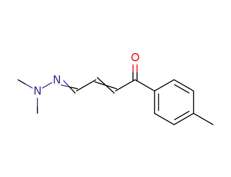 Molecular Structure of 62506-68-7 (2-Butenal, 4-(4-methylphenyl)-4-oxo-, 1-(dimethylhydrazone))