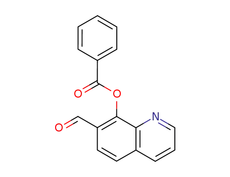 Molecular Structure of 936497-79-9 (8-O-BENZOYL-HYDROXY-QUINOLINE-7-CARBALDEHYDE)