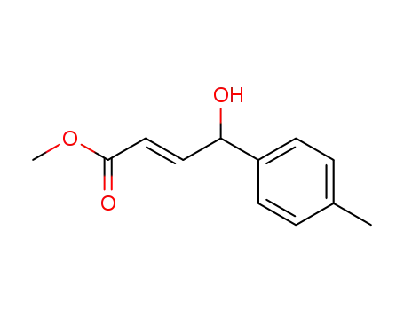 Molecular Structure of 78861-22-0 (Methyl (E)-4-hydroxy-4-(4'-methylphenyl)but-2-enoate)