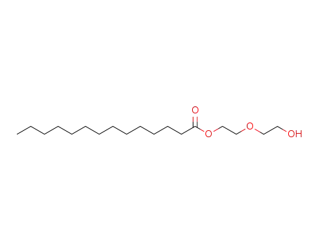 Molecular Structure of 52849-47-5 (2-(2-hydroxyethoxy)ethyl myristate)