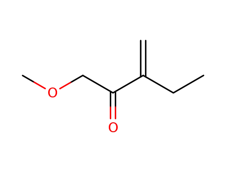 Molecular Structure of 55956-45-1 (1-Methoxy-3-methylene-2-pentanone)