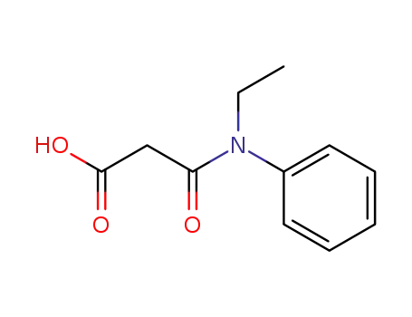 Molecular Structure of 118081-77-9 (3-(Ethyl(phenyl)amino)-3-oxopropanoic acid)