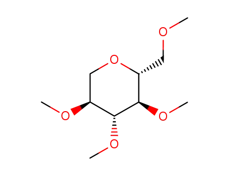 Molecular Structure of 81874-02-4 (1,5-anhydro-2,3,4,6-tetra-O-methyl-D-glucitol)