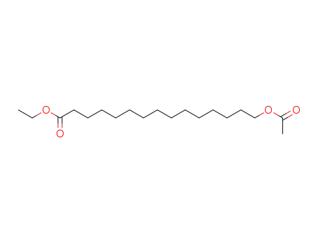 Molecular Structure of 66003-64-3 (Pentadecanoic acid, 15-(acetyloxy)-, ethyl ester)