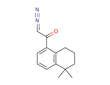 Molecular Structure of 171979-67-2 (2-diazo-1-(5,5-dimethyl-5,6,7,8-tetrahydro-1-naphthyl)-1-ethanone)