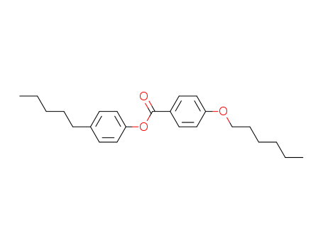 Benzoic acid,4-(hexyloxy)-, 4-pentylphenyl ester