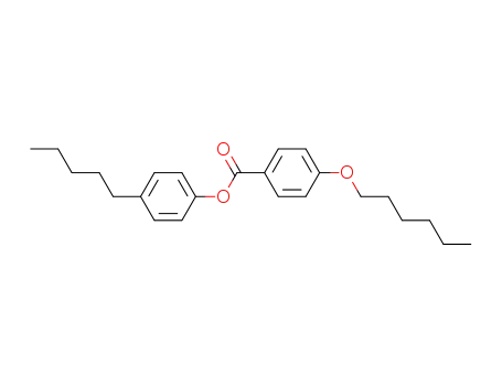 Molecular Structure of 38444-15-4 (4-HEXYLOXYBENZOIC ACID-4'-(N-PENTYL)PHENYL ESTER)