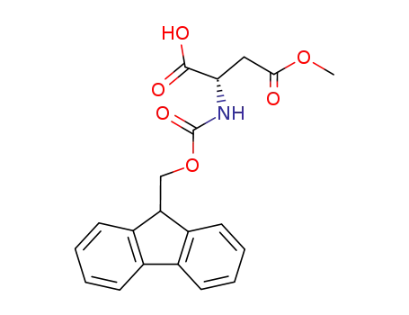 Molecular Structure of 145038-53-5 (Fmoc-L-Aspartic acid 4-methyl ester)