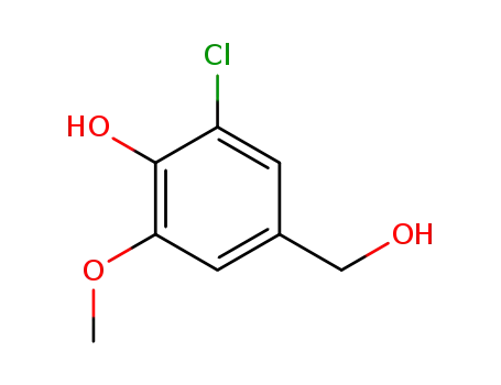 Molecular Structure of 20624-92-4 (5-CHLOROVANILLYL ALCOHOL)