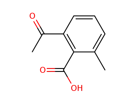Molecular Structure of 56661-76-8 (2-acetyl-6-methyl-benzoic acid)