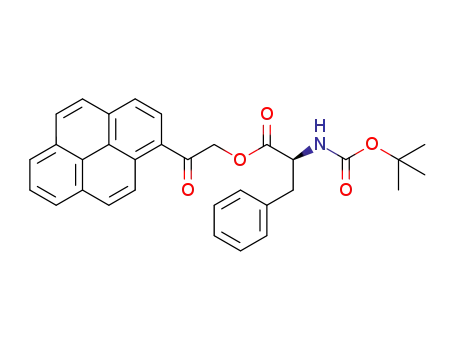 tert-butyl (S)-1-((2-oxo-2-(pyren-3-yl)ethoxy)carbonyl)-2-phenylethylcarbamate