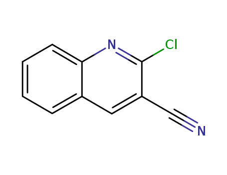 Molecular Structure of 95104-21-5 (2-CHLORO-3-CYANOQUINOLINE)