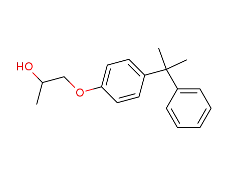 Molecular Structure of 56949-68-9 (1-[p-(alpha,alpha-dimethylbenzyl)phenoxy]propan-2-ol)