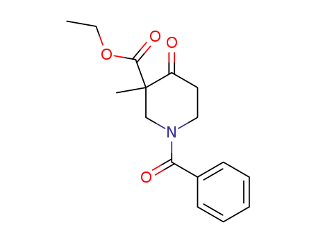 Molecular Structure of 17038-84-5 (ethyl 1-benzoyl-3-methyl-4-oxo-3-piperidinecarboxylate)